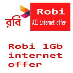 Robi 1Gb internet offer